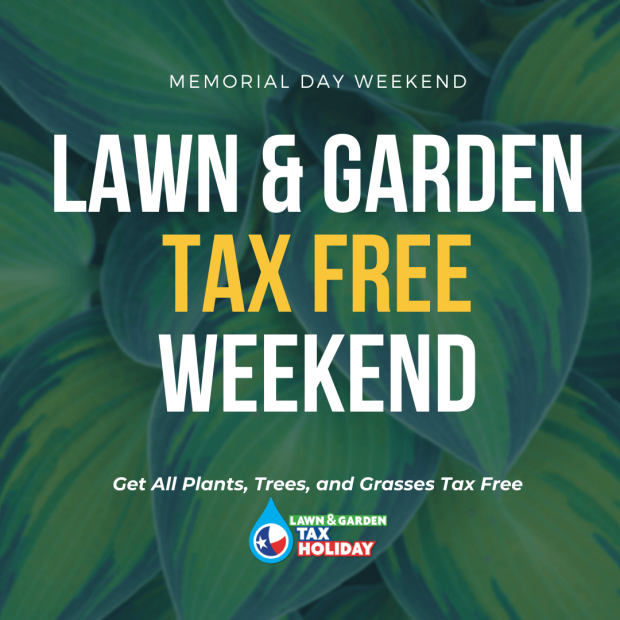 Get ready for Tax-Free Weekend on Lawn and Garden items